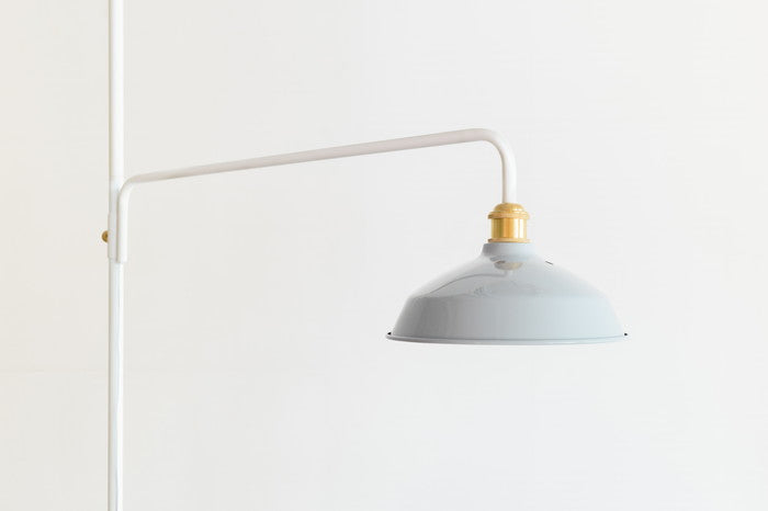 BRID GENERAL SHADE_27 by LOW ENAMELED Grey LampArmシリーズ専用 縦取付