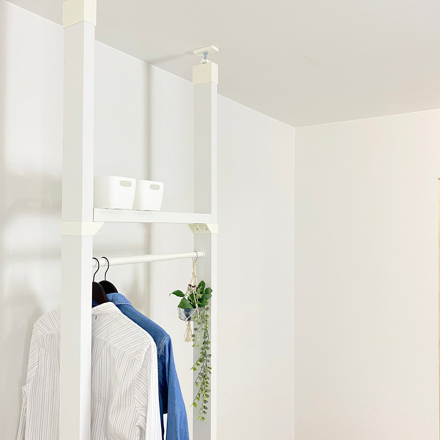 ラブリコ ハンガーラック L 全体幅約128cm JXOR-41-L