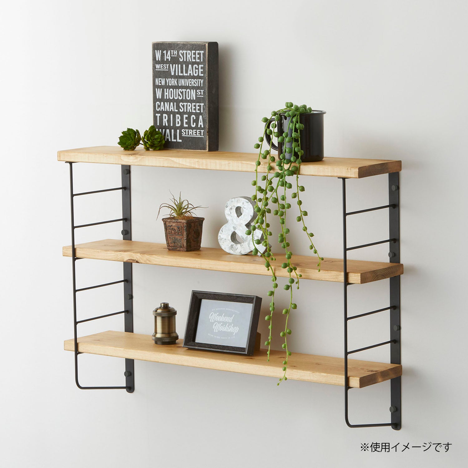 棚板 木材 400×100×15mm
