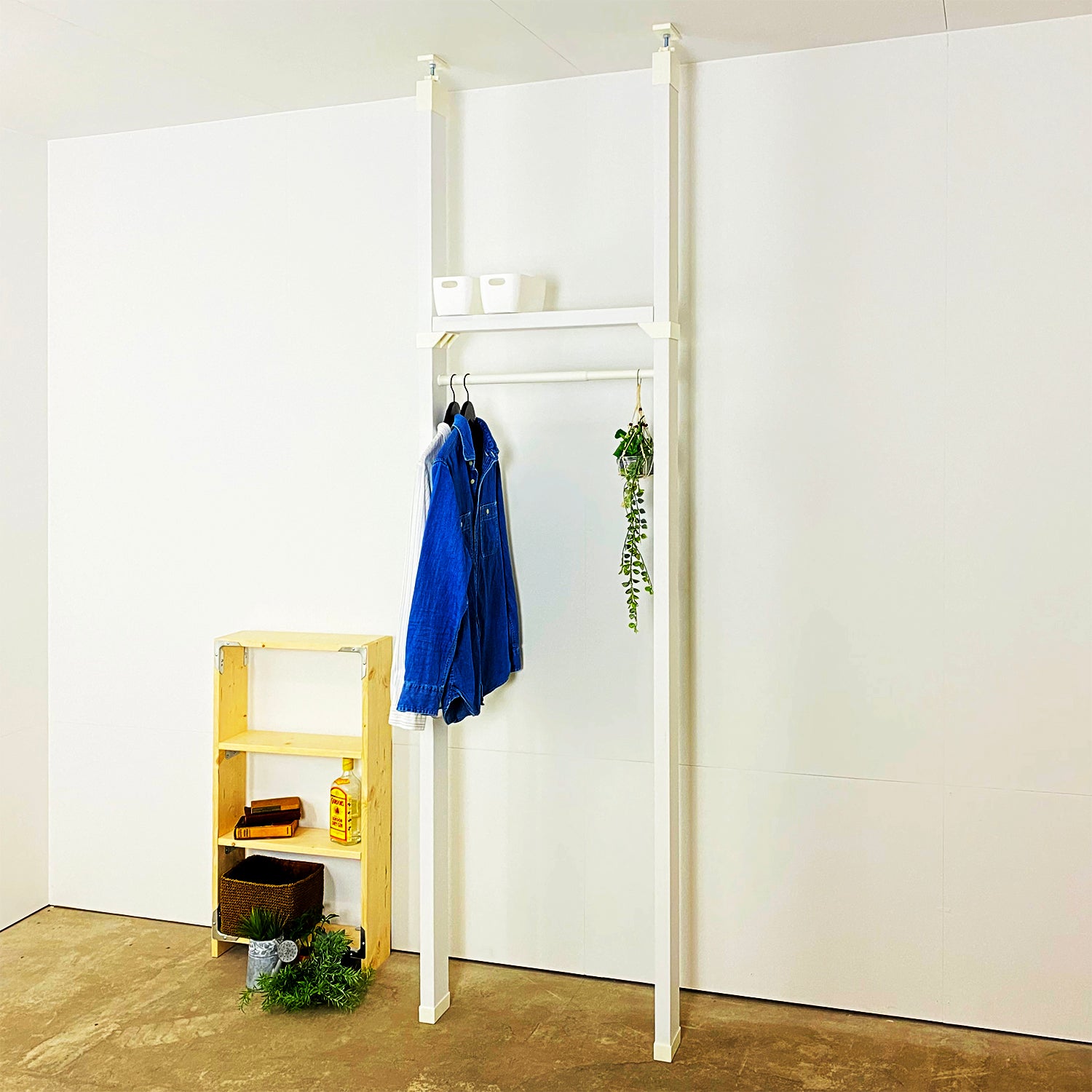 ラブリコ ハンガーラック M 全体幅約95cm JXOR-41-M