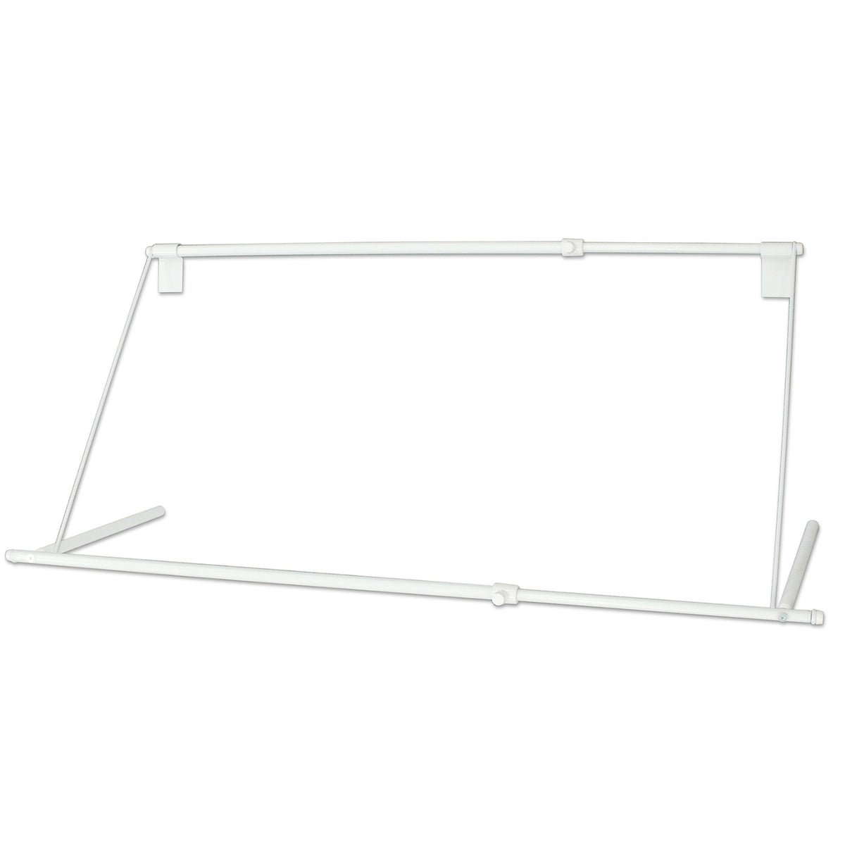 伸縮式エアコンハンガー ホワイト 幅80~109cm 耐荷重5kg ACH-2