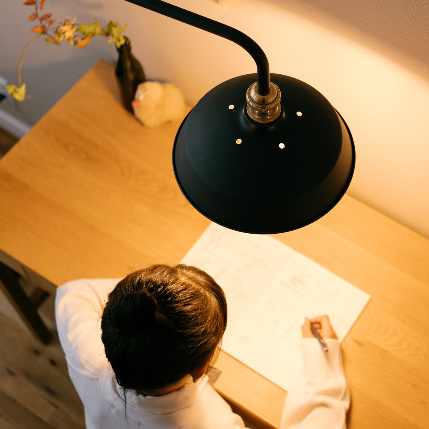 Lamp Arm L Black 縦取付 D-BLL-BK