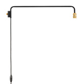 Lamp Arm L Black 縦取付 D-BLL-BK