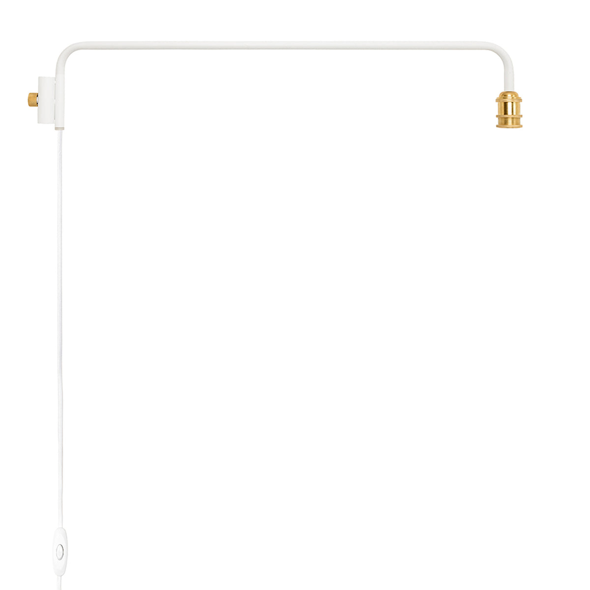 Lamp Arm L White 縦取付 D-BLL-WH