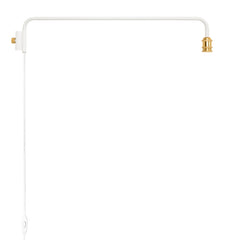 Lamp Arm L White 縦取付 D-BLL-WH