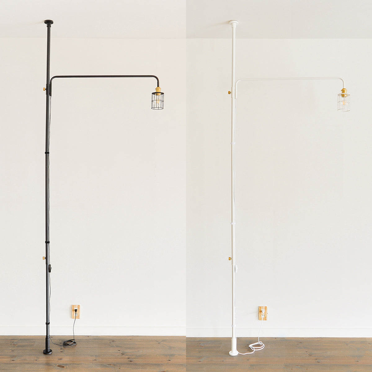 Lamp Arm L White 縦取付 D-BLL-WH