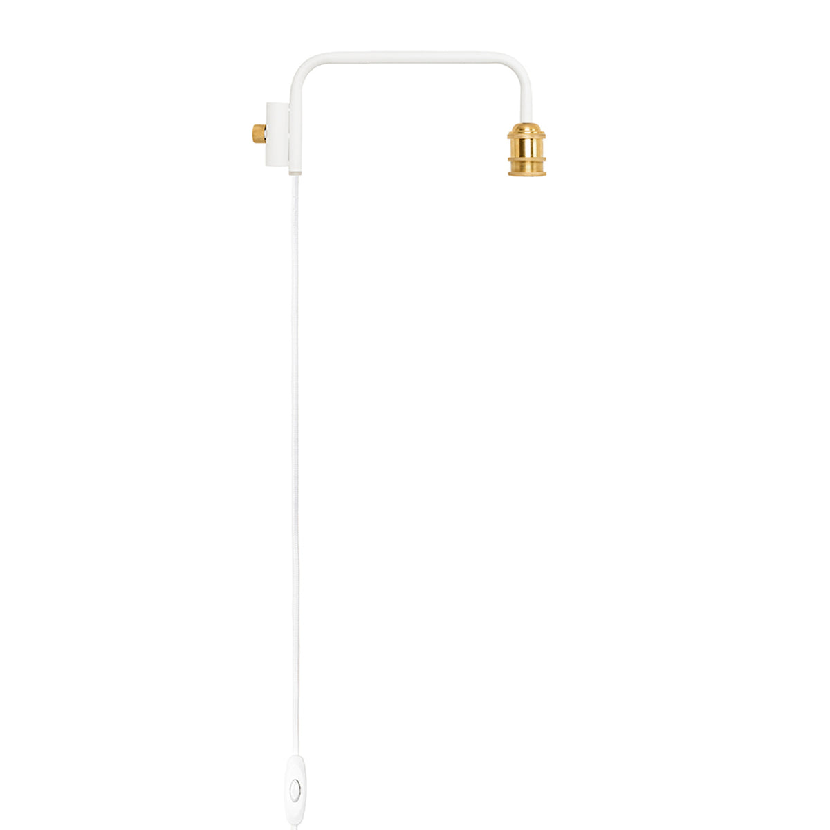 Lamp Arm S White 縦取付 D-BLS-WH