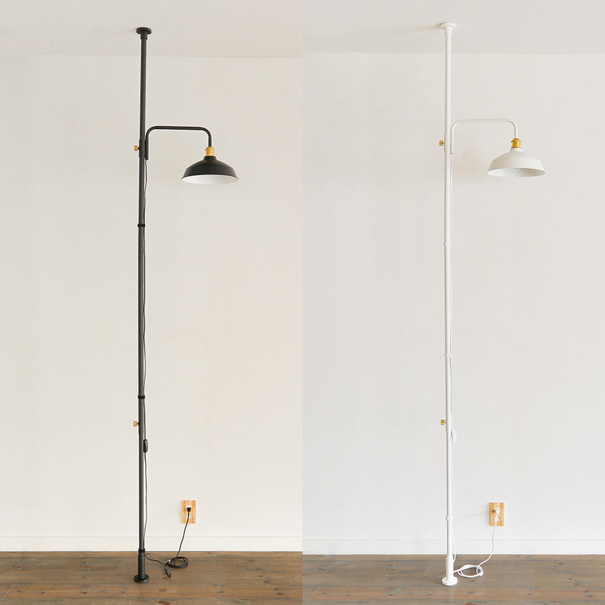 Lamp Arm S Black 縦取付 D-BLS-BK