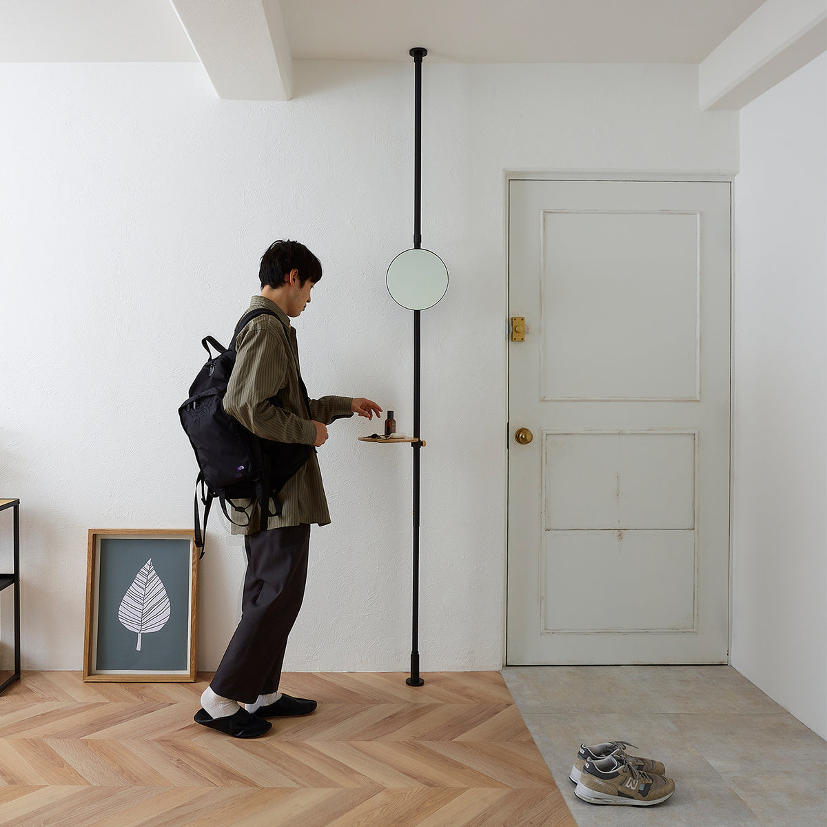 身だしなみチェック ドレッサーSET|Table SET-D-MIR-TB