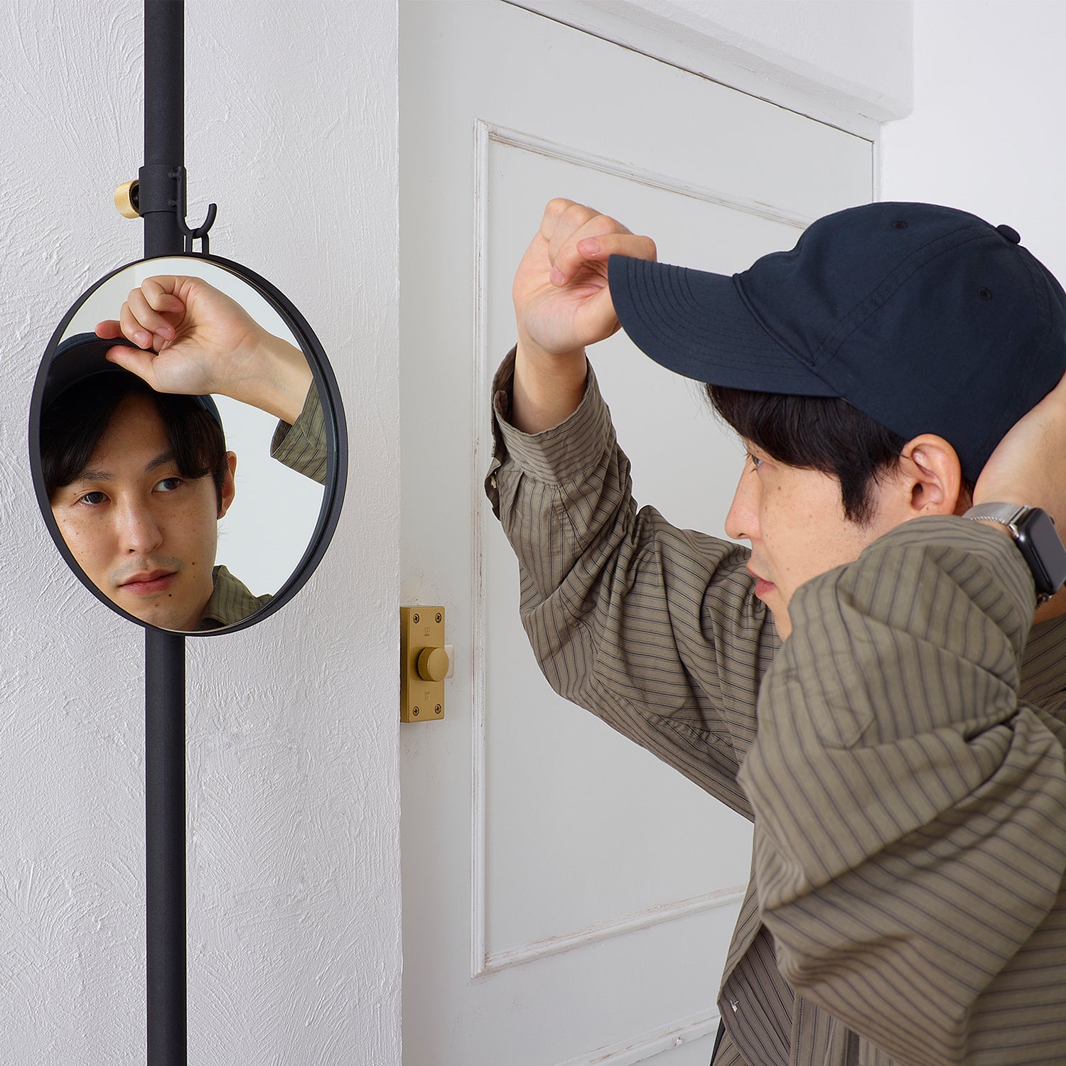 Mirror Black 縦取付 D-MIR-BK