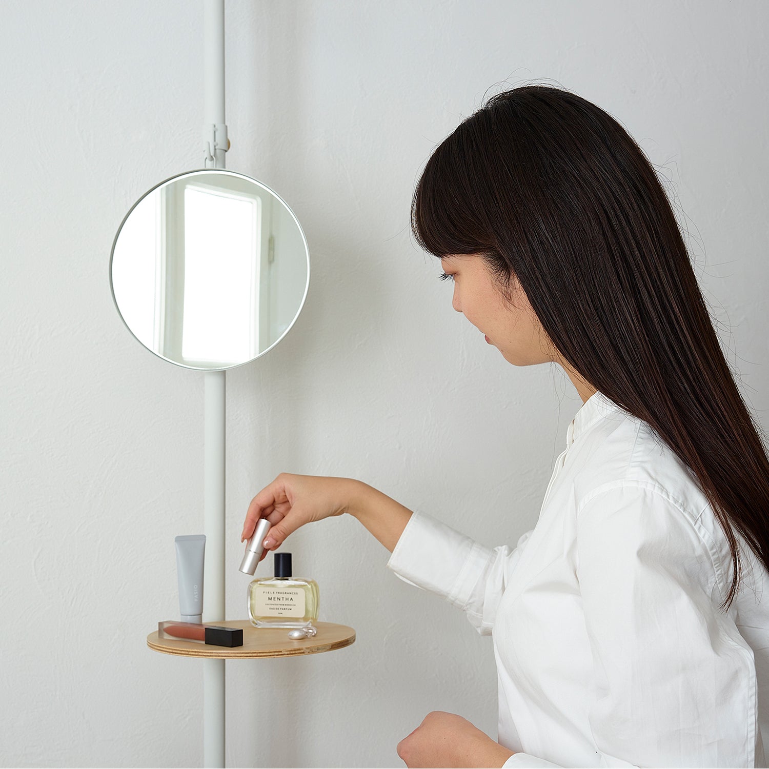 ミニマル ドレッサー SET SET-D-MIR-DR