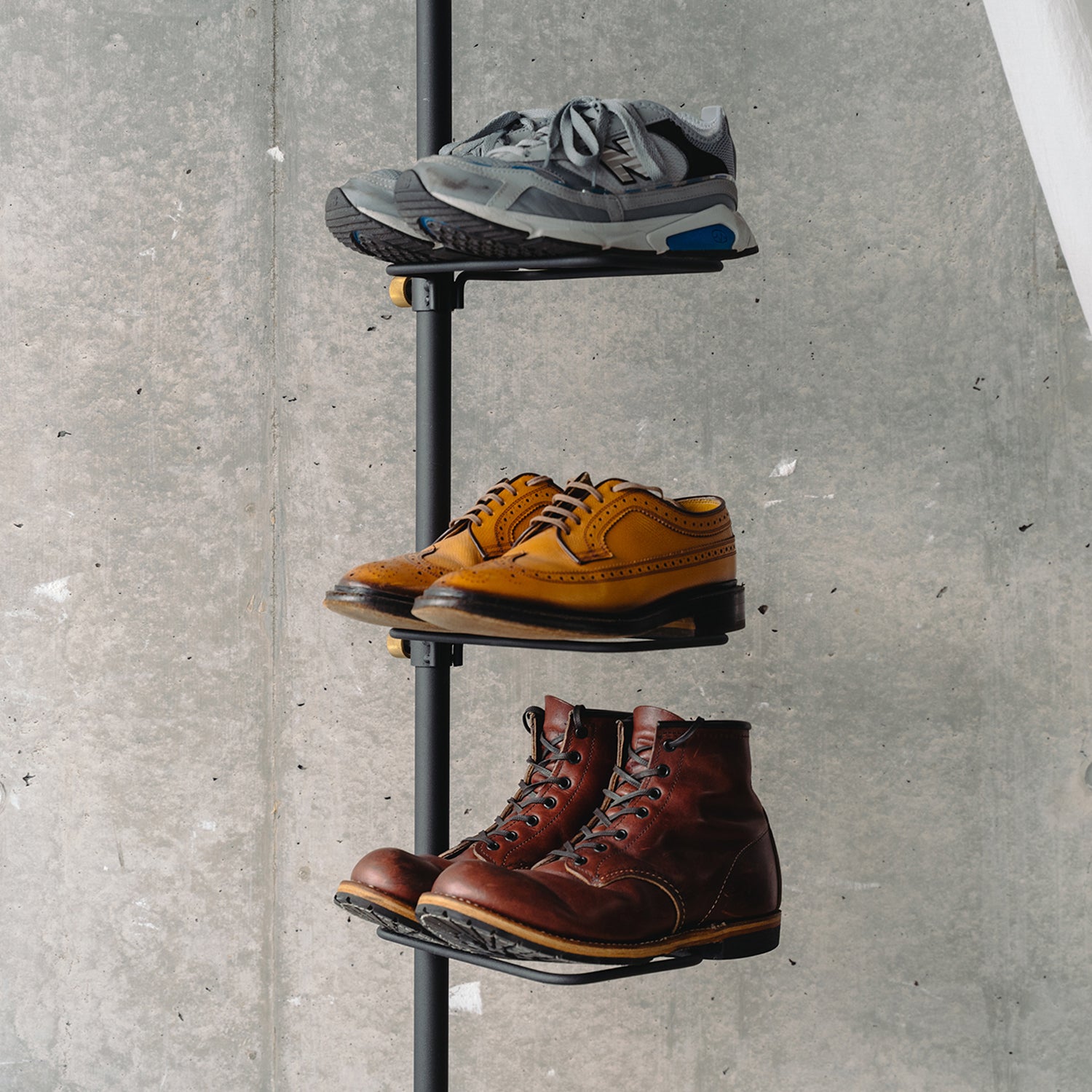 Shoes Rack Black 縦取付 D-SR-BK
