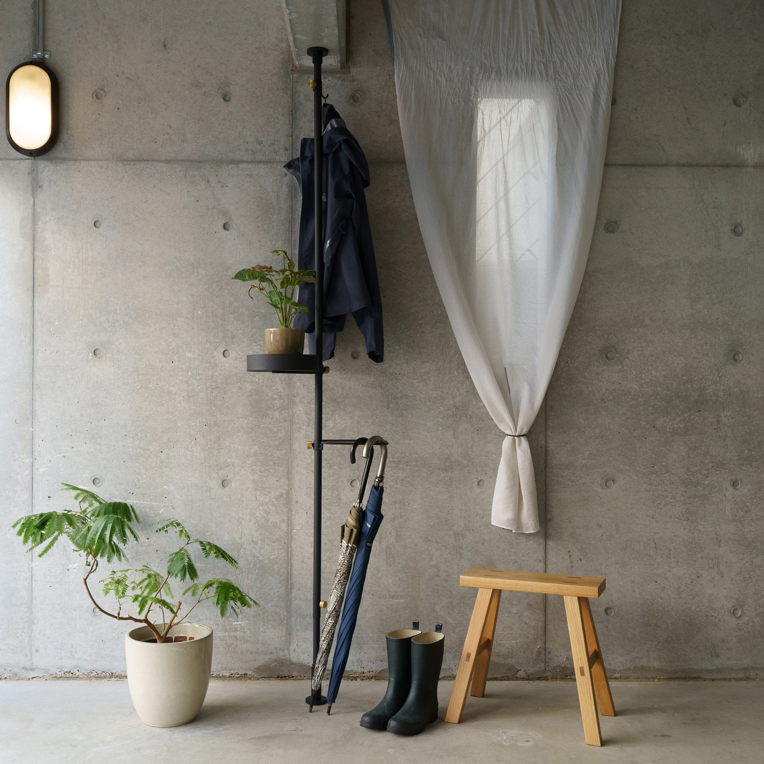 Shoes Rack Black 縦取付 D-SR-BK