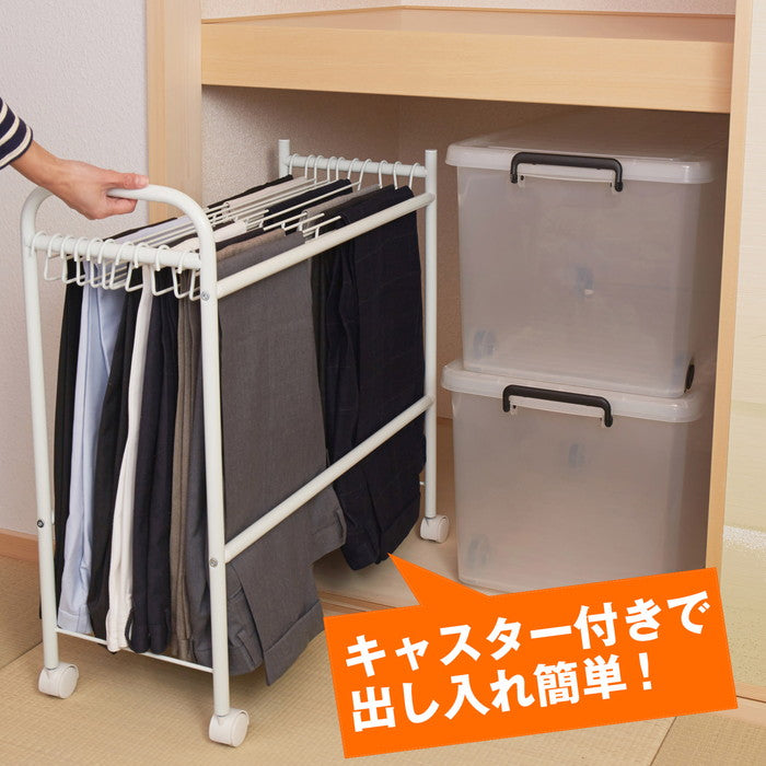 押入れボトムスハンガー ホワイト BHS-1