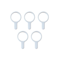 突っ張り棒用カーテンリング 小 内径2.2cm マットホワイト CRW-22