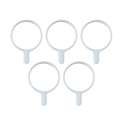 突っ張り棒用カーテンリング 大 内径3.8cm マットホワイト CRW-38