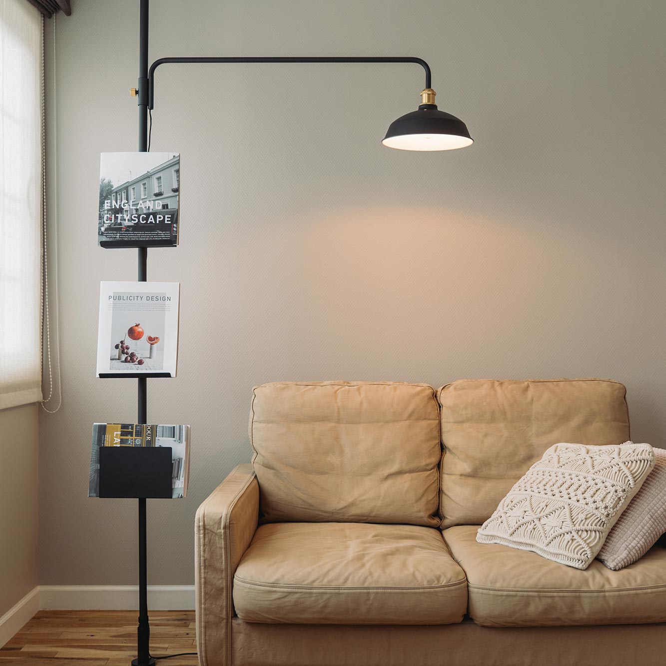 Book Rack Black 縦取付 D-BR-BK