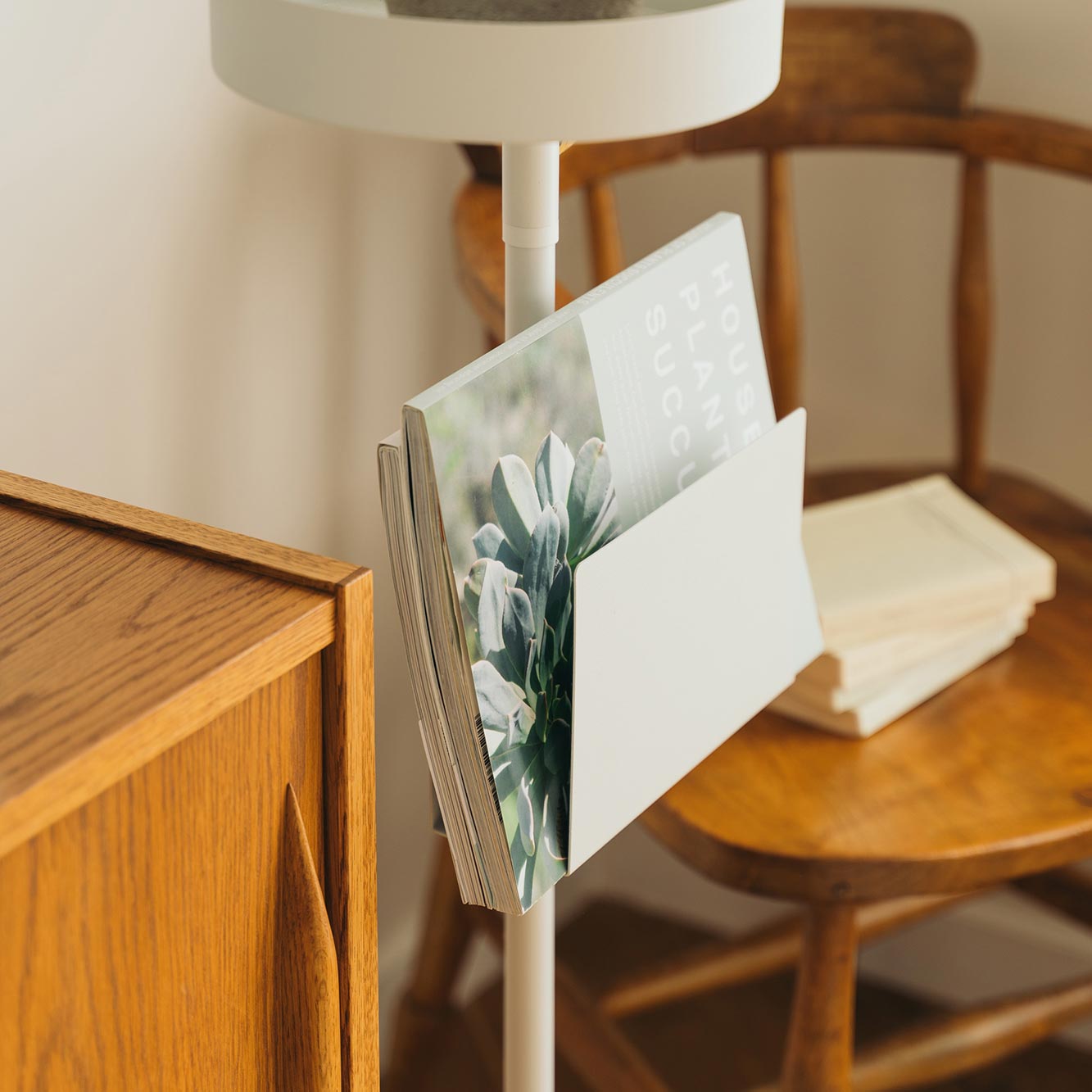 Book Rack White 縦取付 D-BR-WH