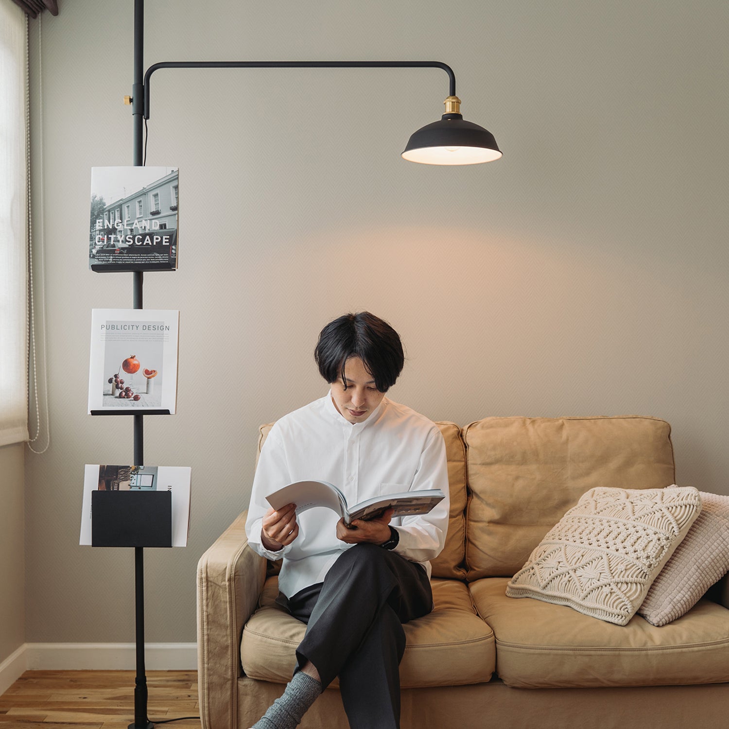 Shade Black LampArmシリーズ専用 縦取付 D-BS-BK