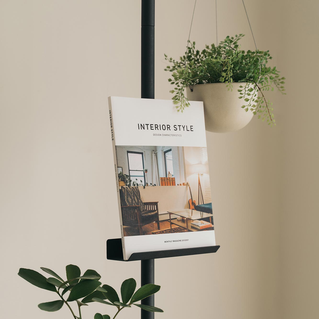 Book Stand Black 縦取付 D-BST-BK
