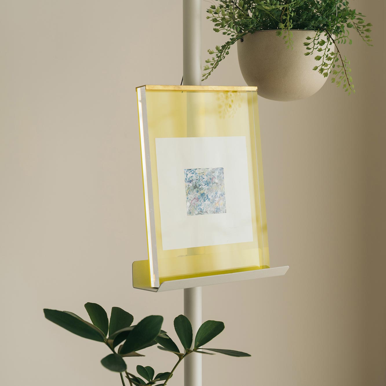 Book Stand White 縦取付 D-BST-WH