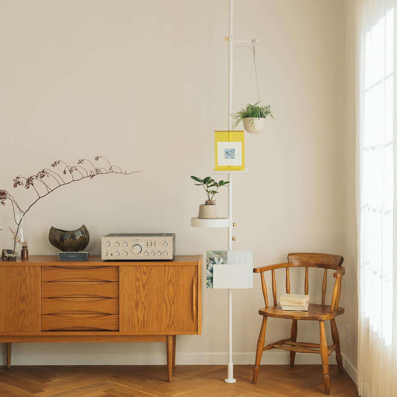 Book Stand White 縦取付 D-BST-WH