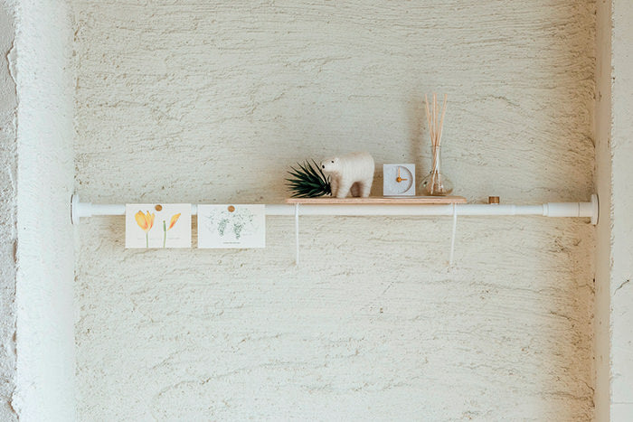 Shelf A White 横取付 D-SA-WH