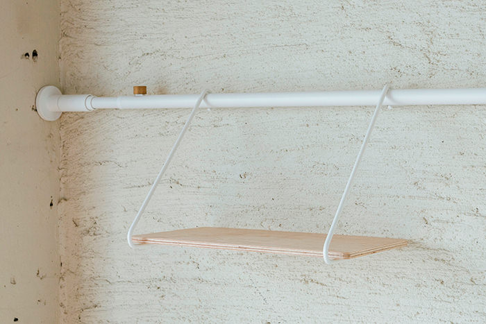 Shelf B White 横取付 D-SB-WH