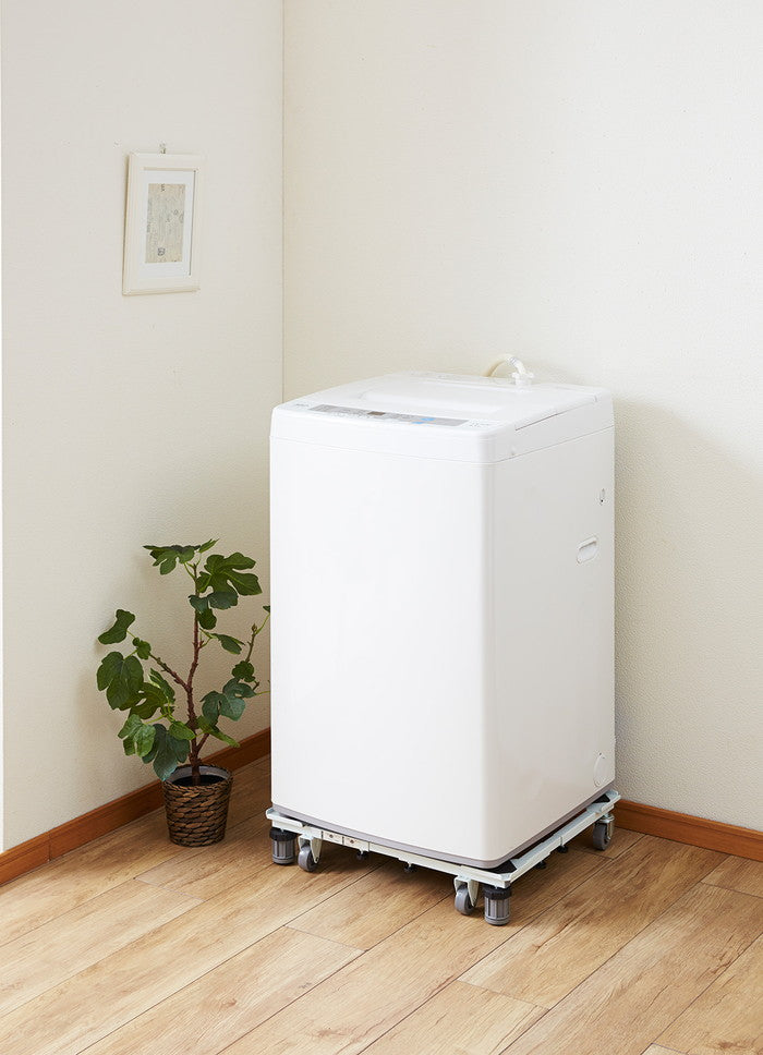 洗濯機台 耐荷重150kg(移動時100kg) 幅48〜78cm 奥行39〜61cm