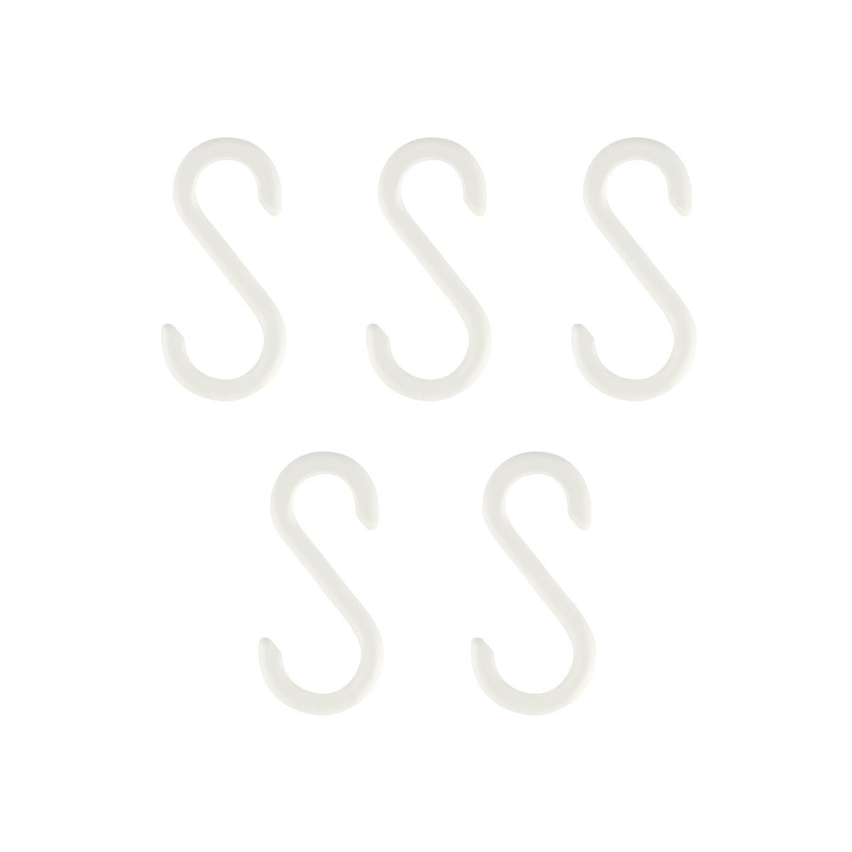 突っ張り棒用Sフック 小 マットホワイト FW-1