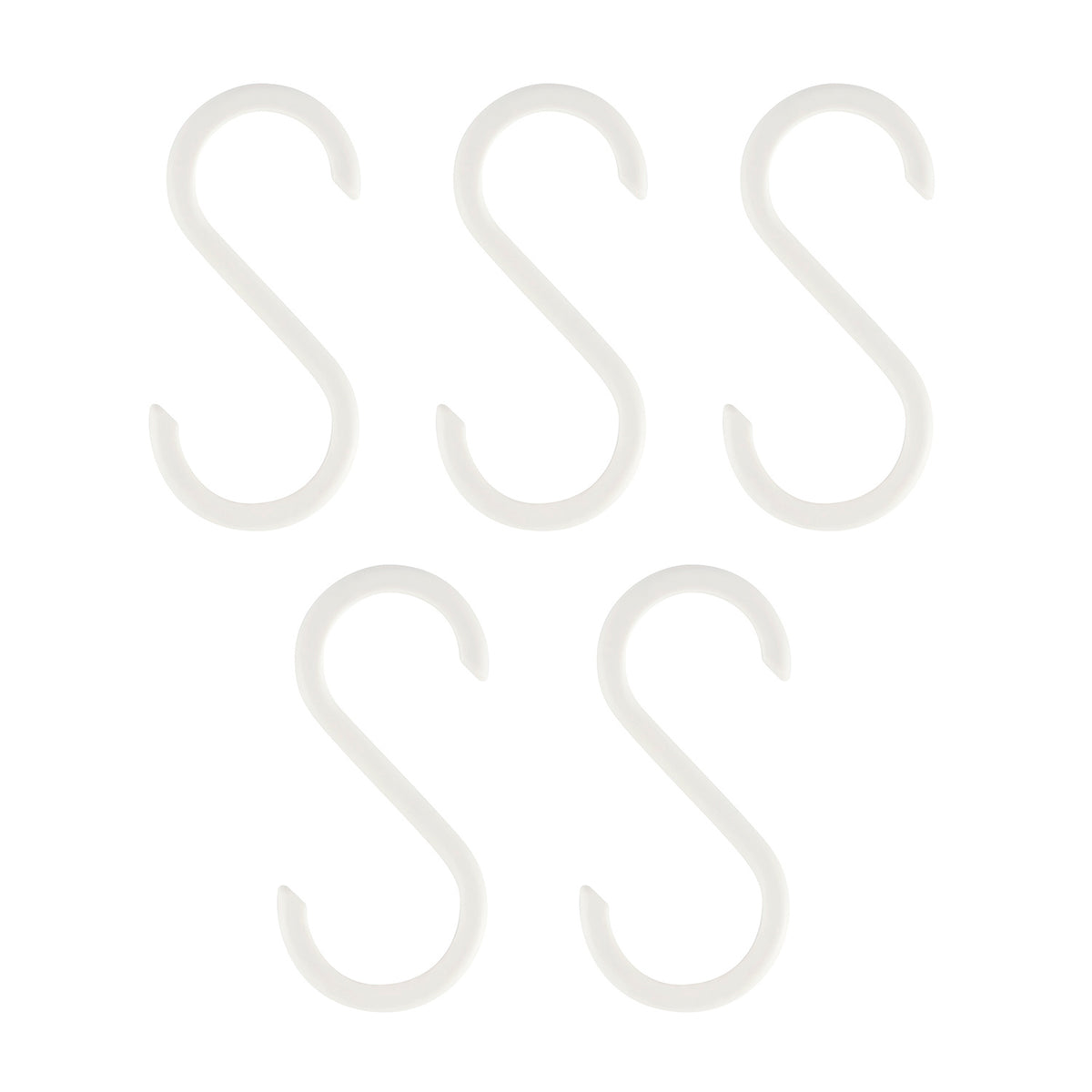 突っ張り棒用Sフック 大 マットホワイト FW-2