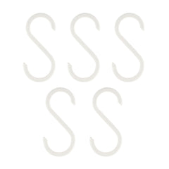 突っ張り棒用Sフック 大 マットホワイト FW-2