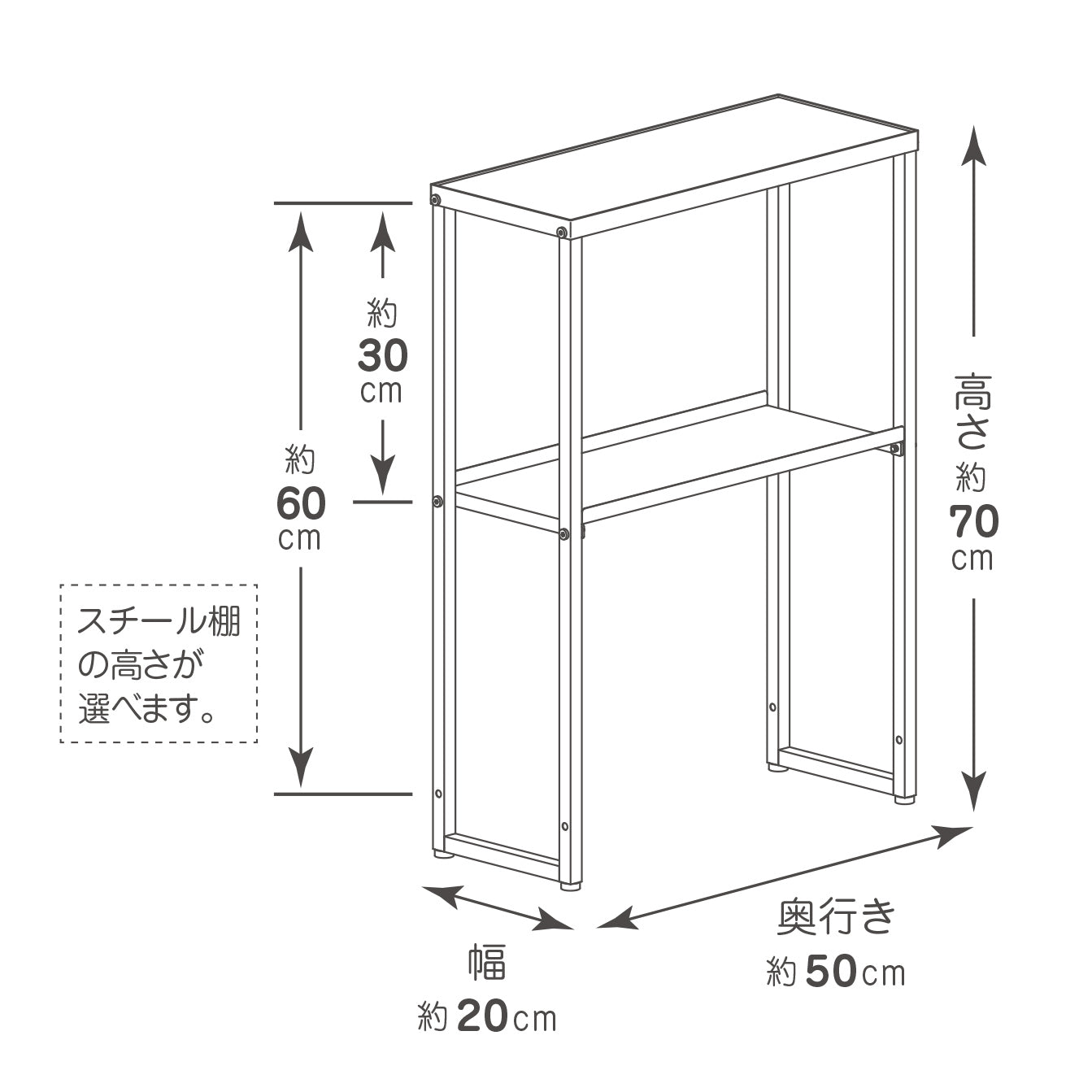 ランドリーサイドラック