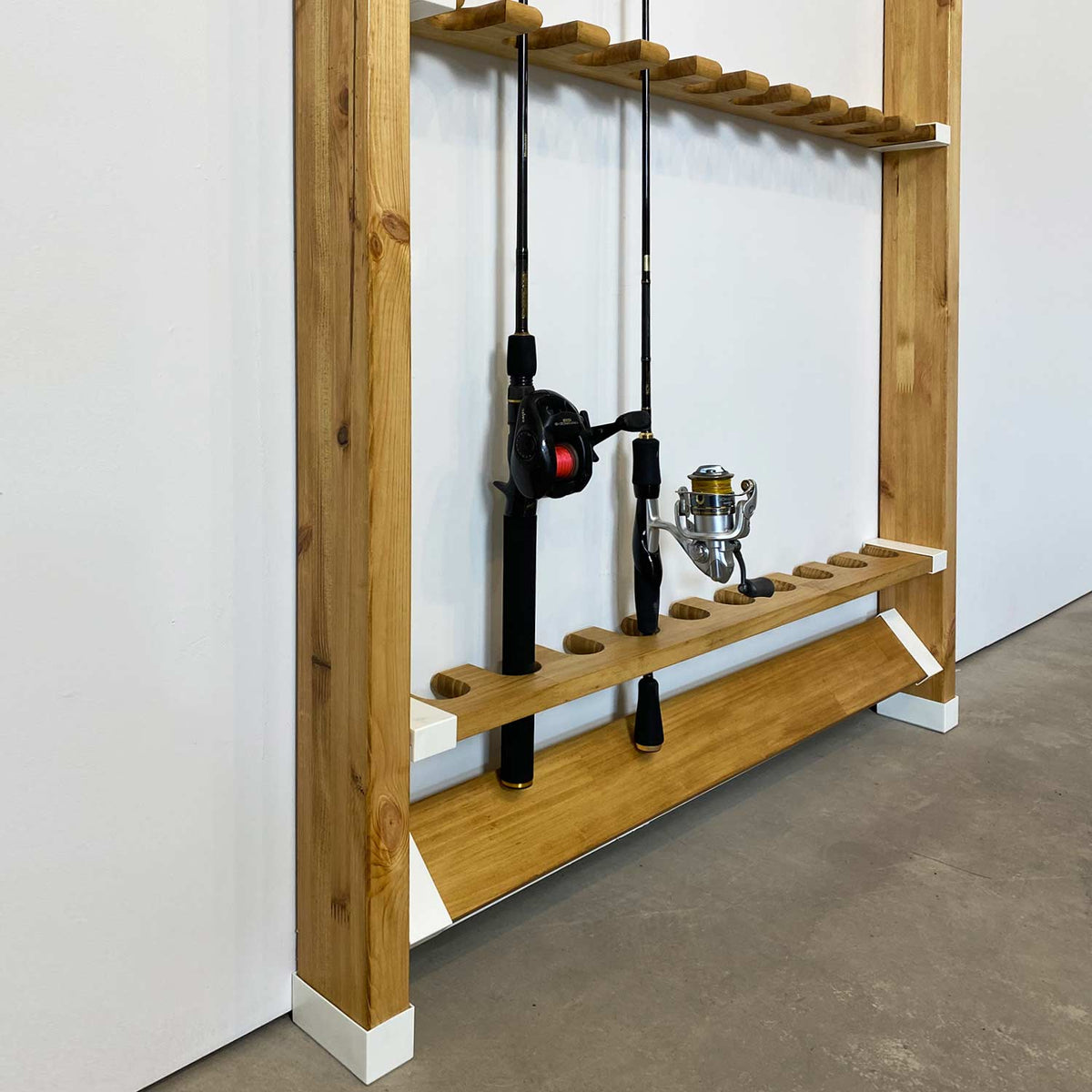 ラブリコ ロッドスタンドセット 竿立て 全体幅約95cm JXO-RS