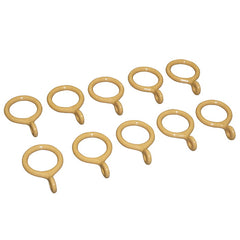 突っ張り棒用カーテンリング 内径1.9cm ブラウン RB-19