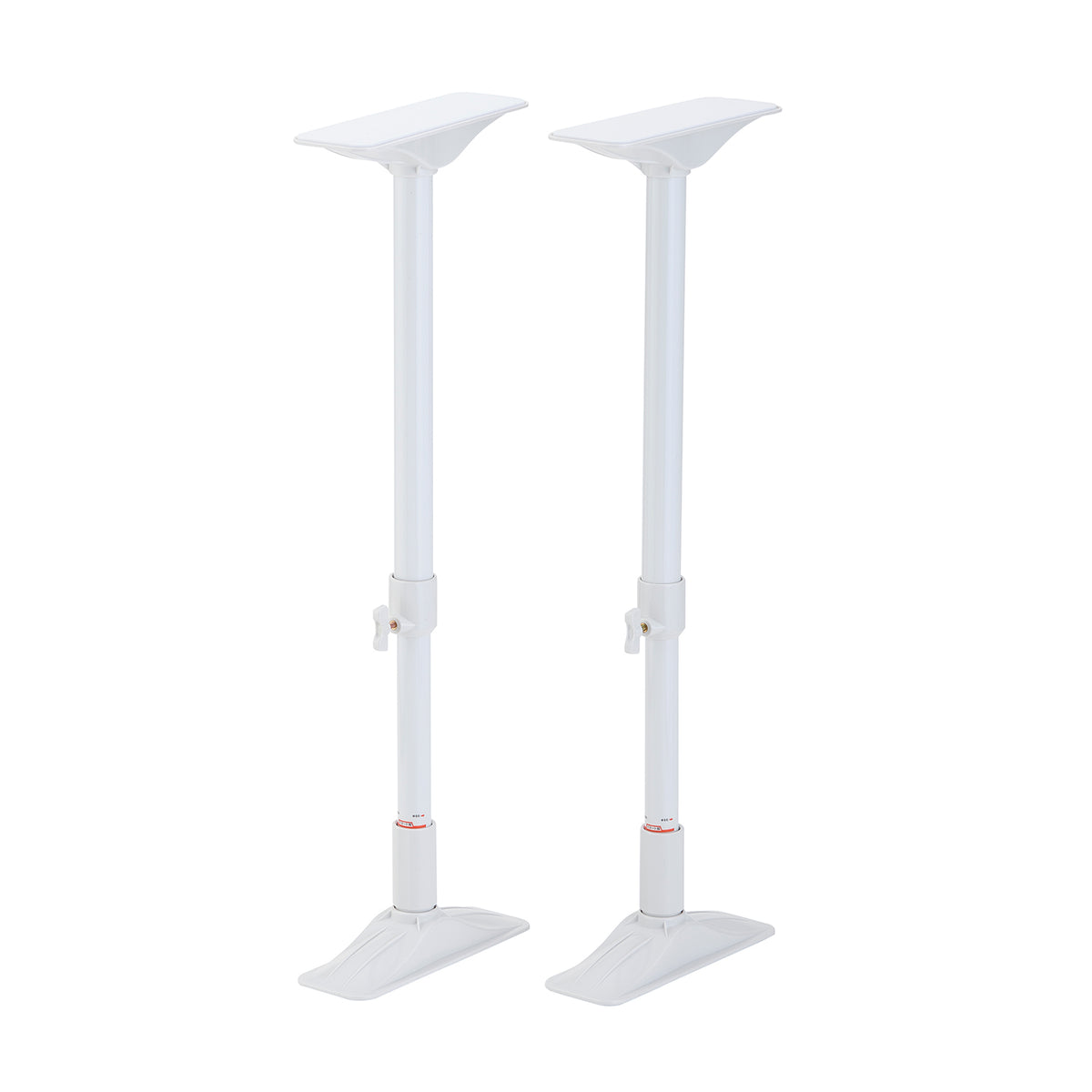 家具転倒防止突っ張り棒 2本組 ホワイト 高さ50〜75cm REQ-50