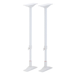 家具転倒防止突っ張り棒 2本組 ホワイト 高さ65〜100cm REQ-65