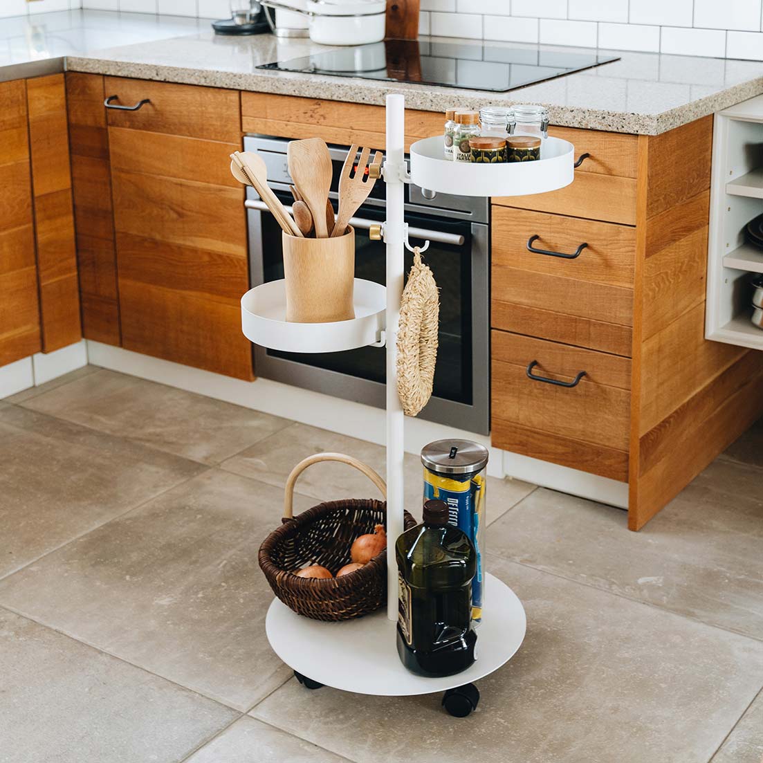 うごくプランターラック Jフック HookA SET White SET-D-MR1-WH