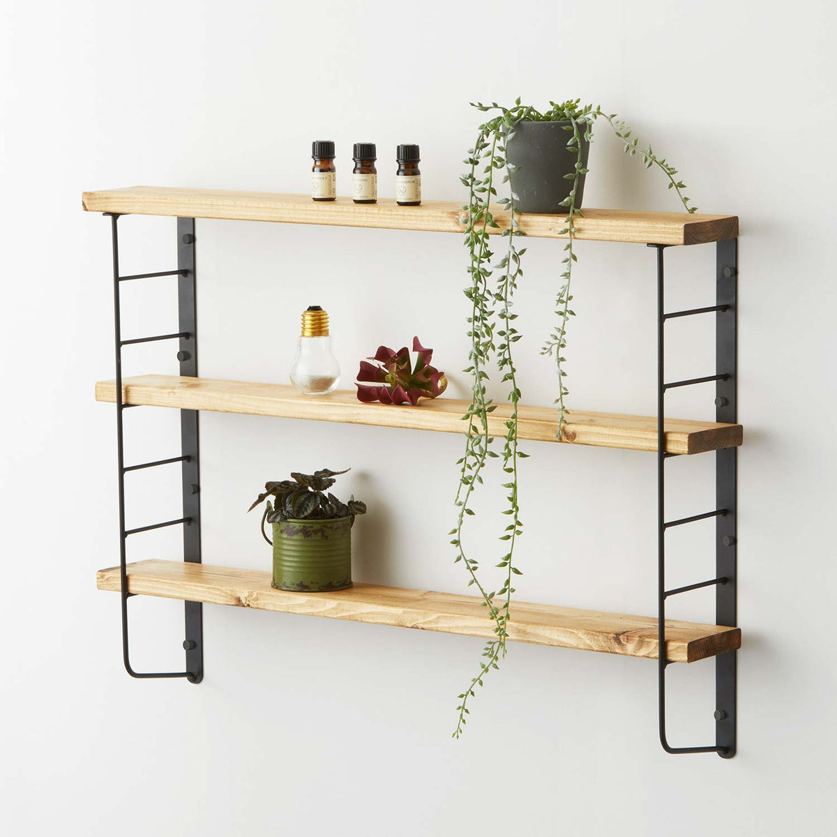 ウォールシェルフL型 幅40cm 奥行10cm