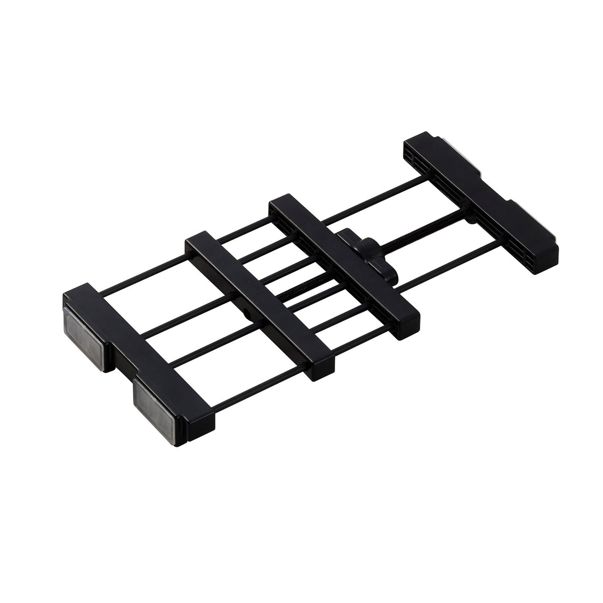 突っ張り棚 隙間収納 幅19〜28cm 奥行12cm ブラック SMR-13B