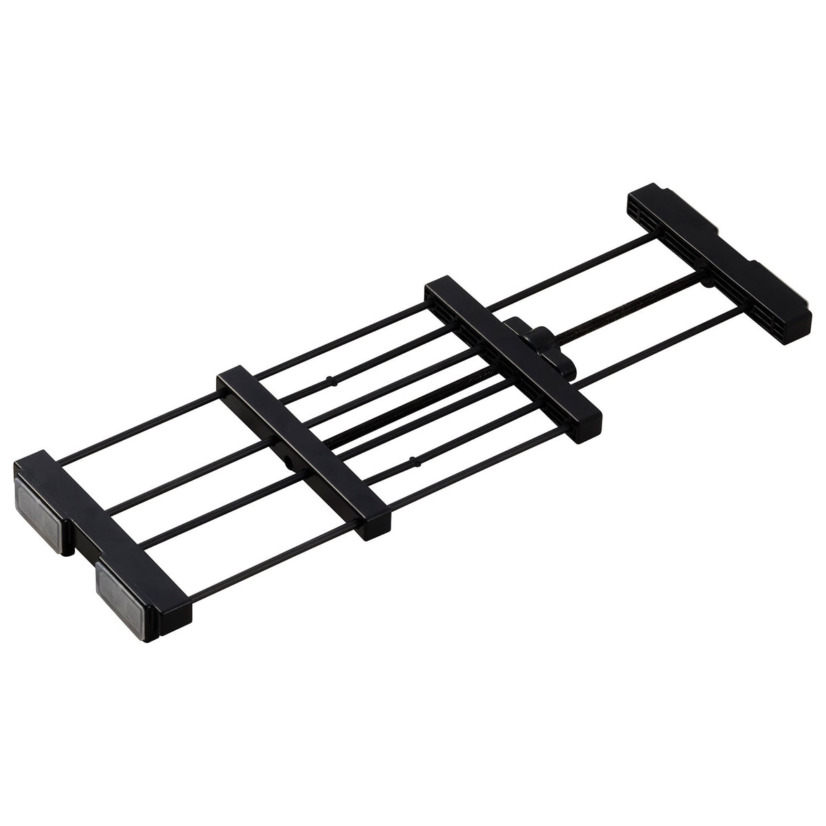 突っ張り棚 隙間収納 幅28.5〜43cm 奥行12cm ブラック SMR-14B