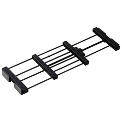 突っ張り棚 隙間収納 幅28.5〜43cm 奥行12cm ブラック SMR-14B