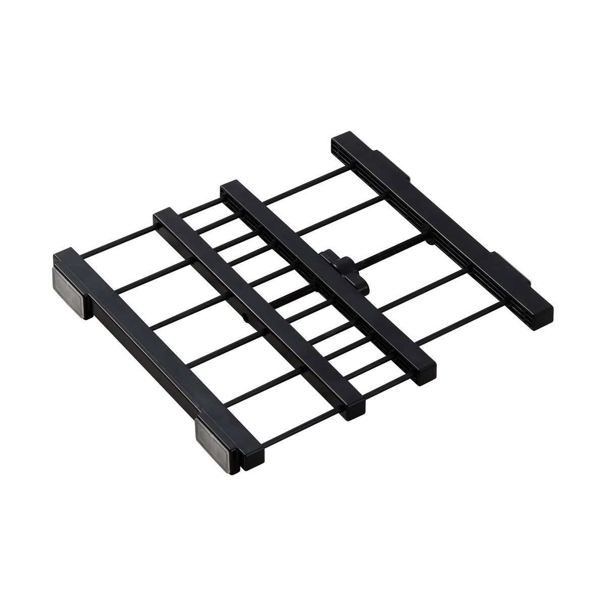 突っ張り棚 隙間収納 幅19〜28cm 奥行23cm ブラック SMR-23B