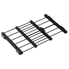 突っ張り棚 隙間収納 幅28.5~43cm 奥行23cm ブラック SMR-24B