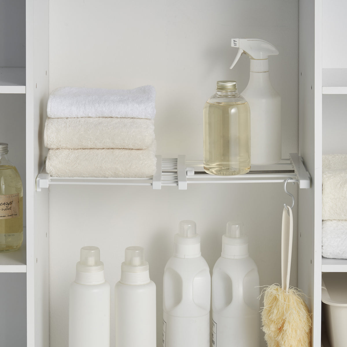 突っ張り棚 隙間収納 幅28.5〜43cm 奥行23cm SMR-24