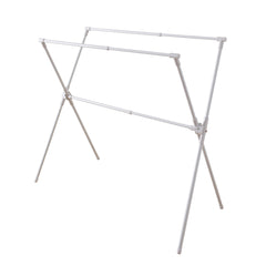 伸縮X型室内物干し ホワイト 幅95~145cm SMW-2