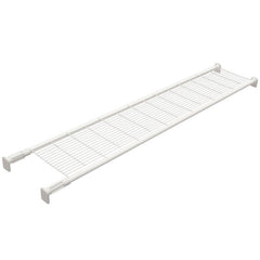 突っ張り棚 強力 メッシュ ホワイト 耐荷重30〜15kg 幅143〜182cm TAI-4