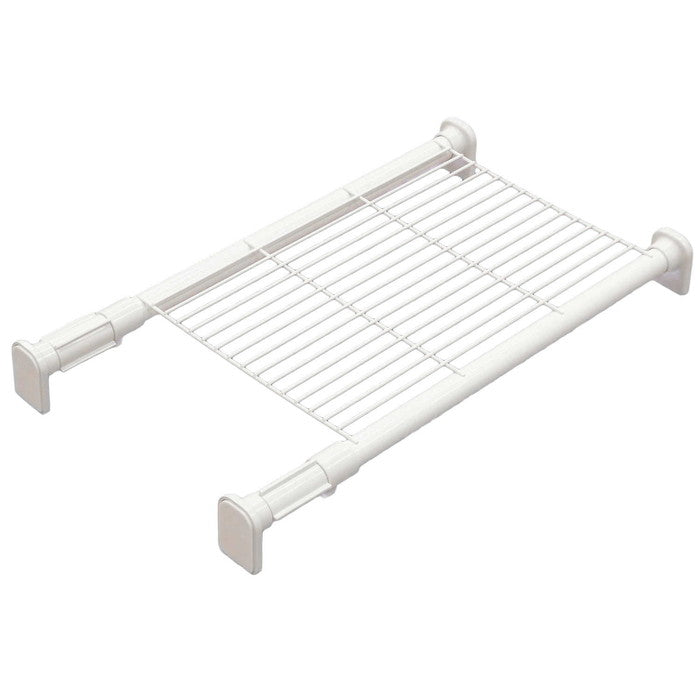 突っ張り棚 強力 メッシュ ホワイト 耐荷重50〜30kg 幅50〜73cm TAI-5