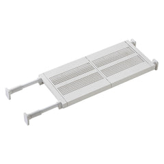 突っ張り棚 強力 メッシュ マットホワイト 耐荷重50〜30kg 幅65〜95cm TDR-M