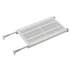 突っ張り棚 強力 ワイドメッシュ マットホワイト 耐荷重50〜30kg 幅65〜95cm TDW-M